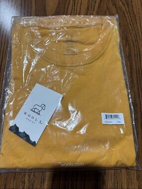 Woolx Merino Hazel Tunic- Yellow, Size Small, New In Bag.